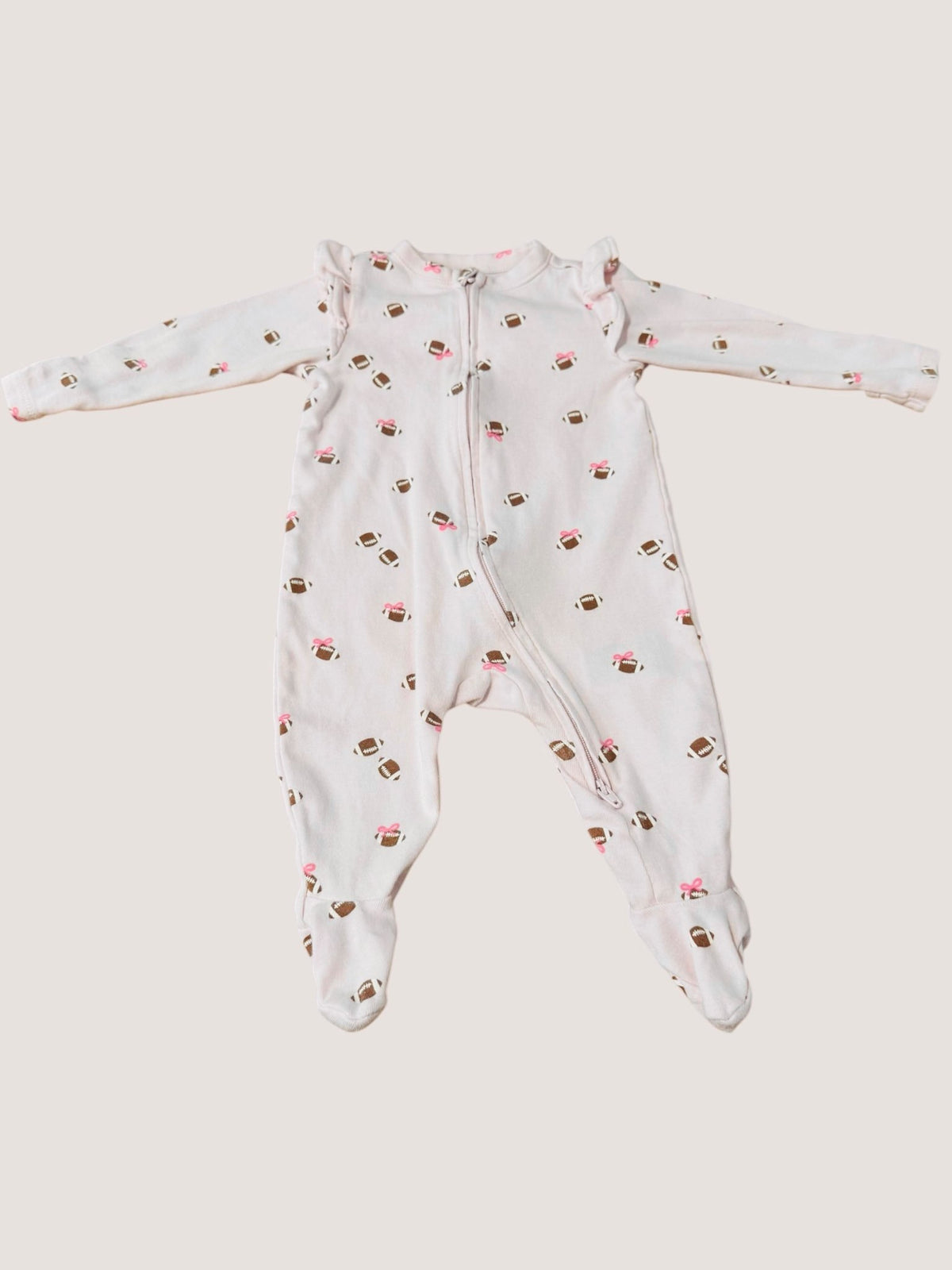 Football fan onesie, Kids 6 Month (3-6M)