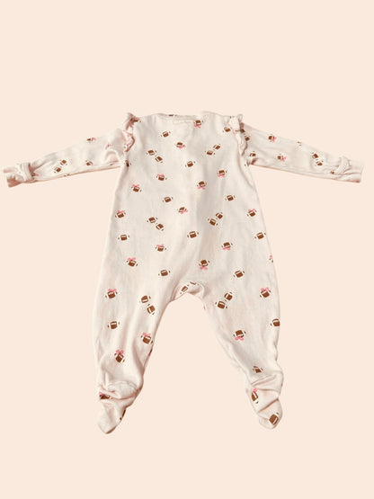 Football fan onesie, Kids 6 Month (3-6M)