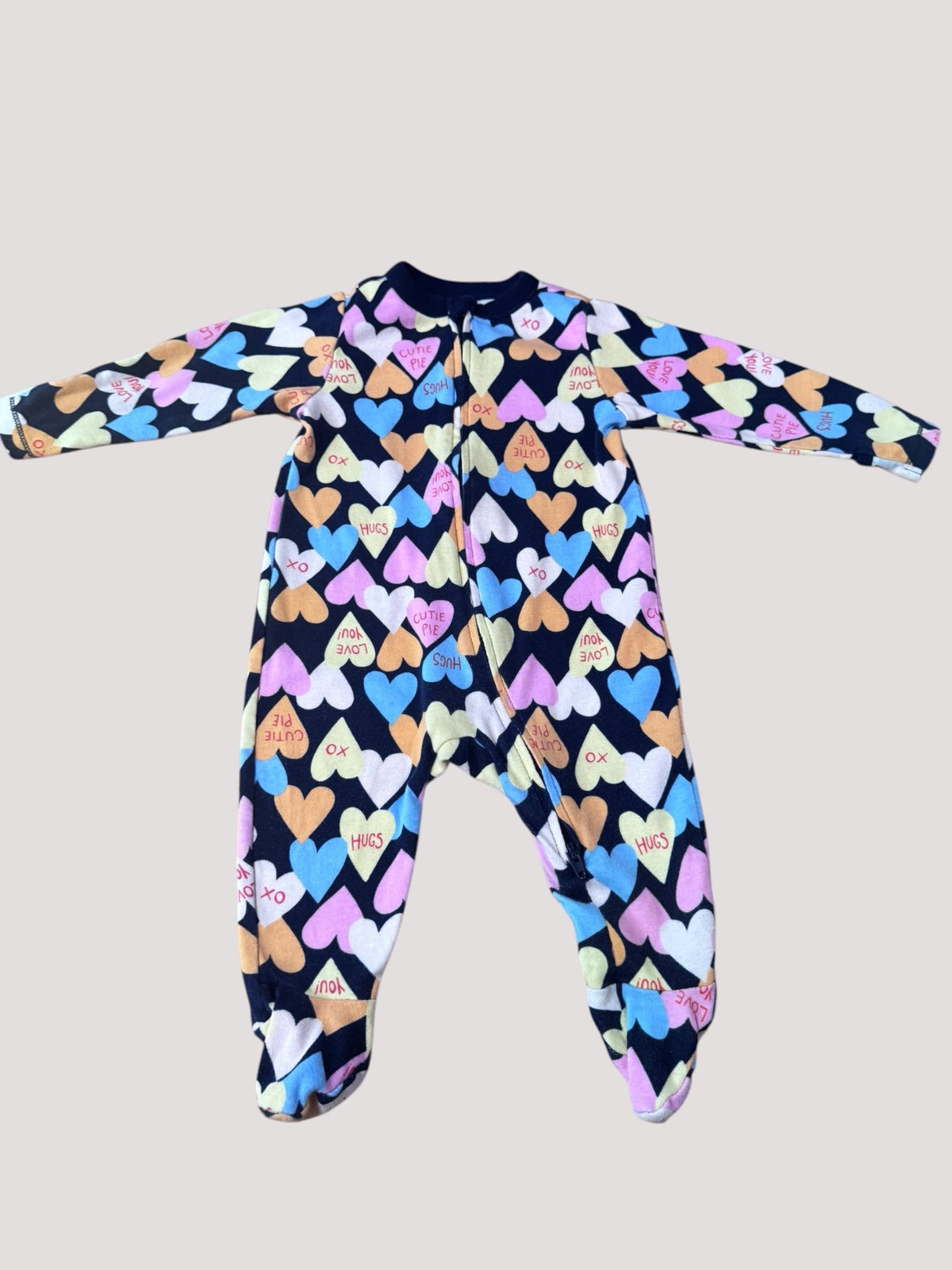Candy hearts onesie, Kids 6 Month (3-6M)