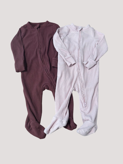 Ribbed cotton onesie bundle, Kids 6 Month (3-6M)