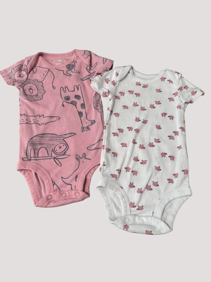 Short sleeve body suit bundle , Kids 6 Month (3-6M)