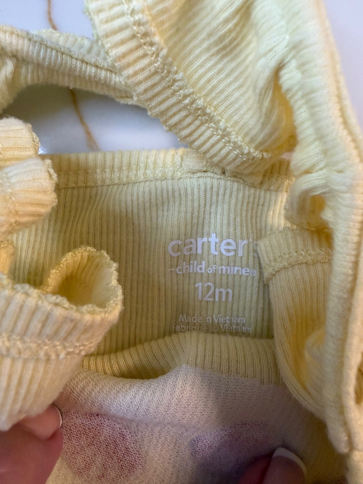 Carter yellow summer outfit 12 month, Kids 12 Month (9-12M)