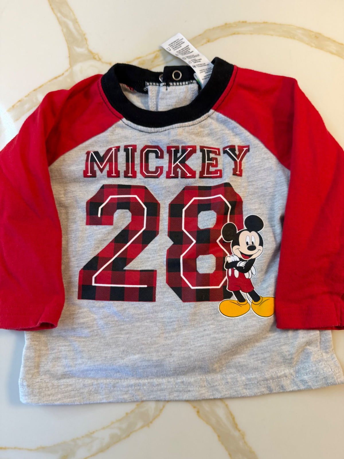 Disney Mickey t-shirt, Kids 3 Month (0-3M)