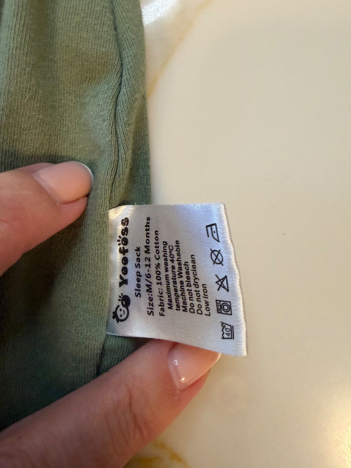 Sleep sacks (2) , 6-12 Months (Medium)