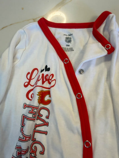 Calgary flames sleeper , Kids 9 Month (6-9M)