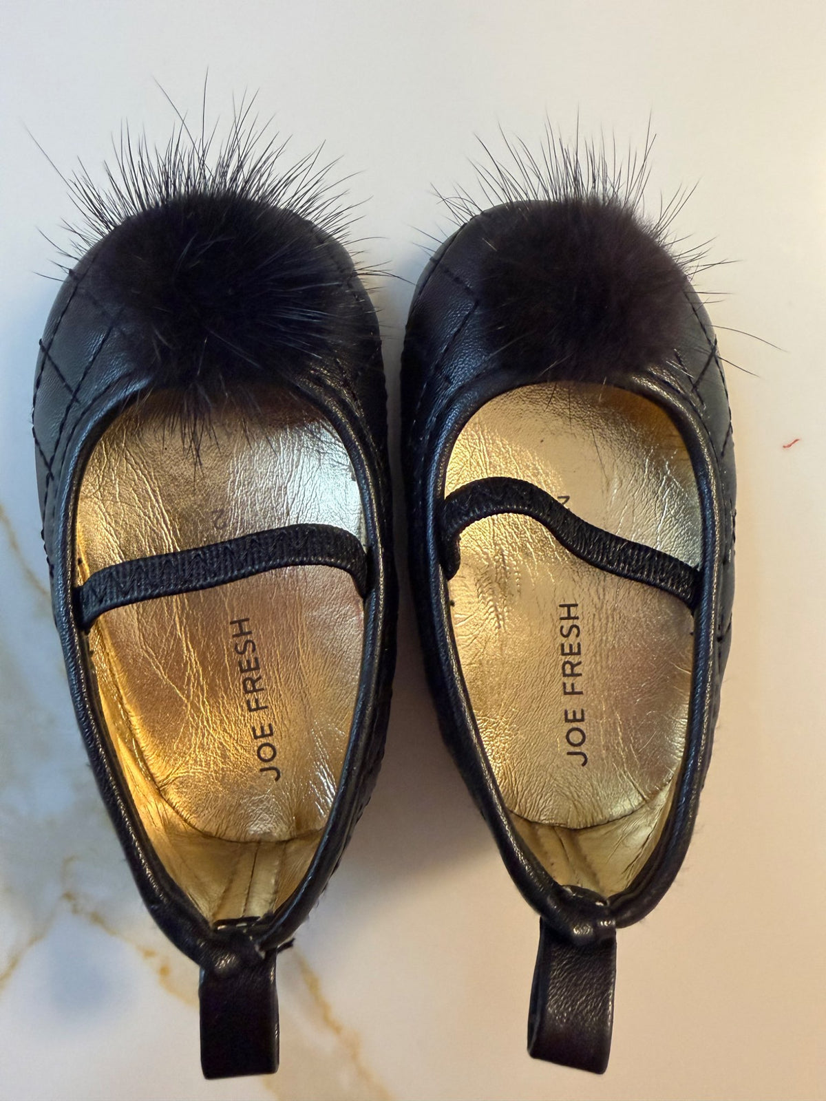 Black dress shoes size 2, Shoes 2 (Baby: 0-12 mth)