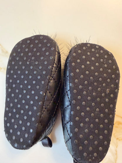 Black dress shoes size 2, Shoes 2 (Baby: 0-12 mth)