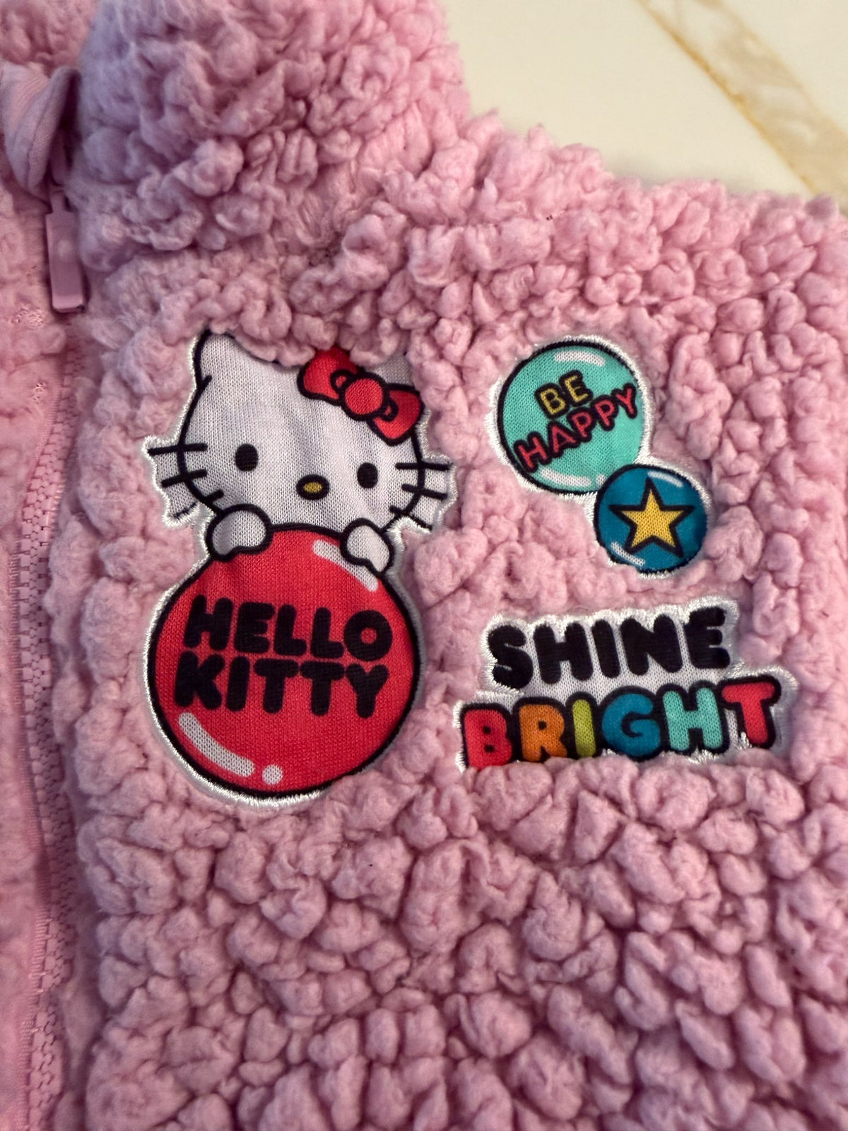 Hello kitty pink fleece jacket 12 month, Kids 12 Month (9-12M)
