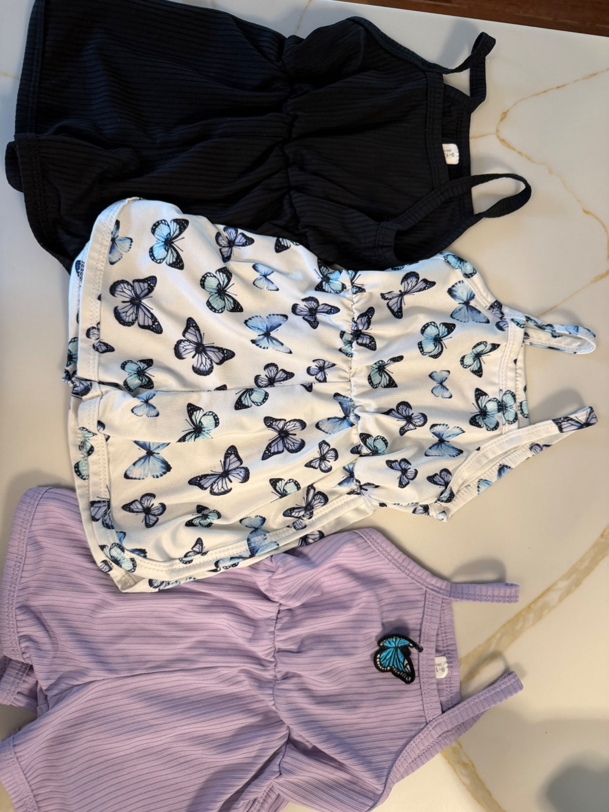 3 x summer rompers 9-12months, Kids 12 Month (9-12M)