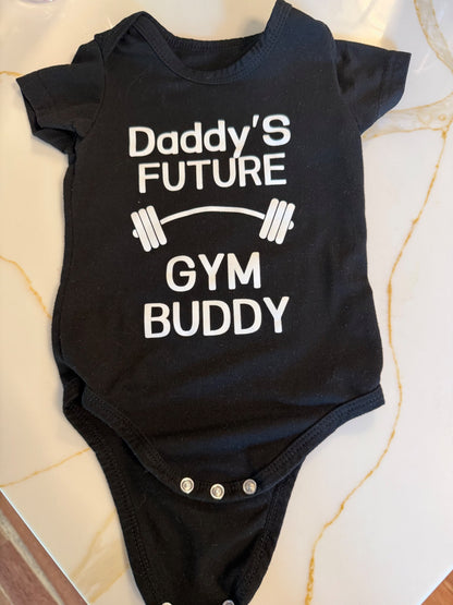 Daddy’s gym buddy top 6-9month , Kids 9 Month (6-9M)