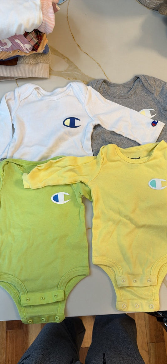 Champion outfits - 4 in total , Kids 6 Month (3-6M)