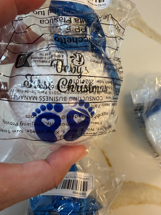 1st Christmas ornament - 3 In total  (brand new)