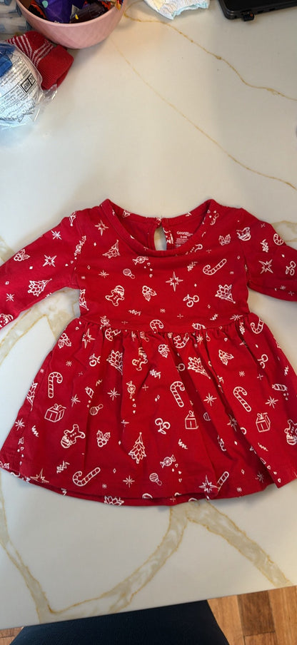 Christmas dress 3-6month , Kids 6 Month (3-6M)
