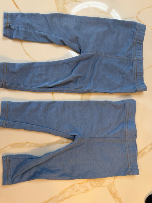 Baby pants - 2 pairs , Kids 6 Month (3-6M)