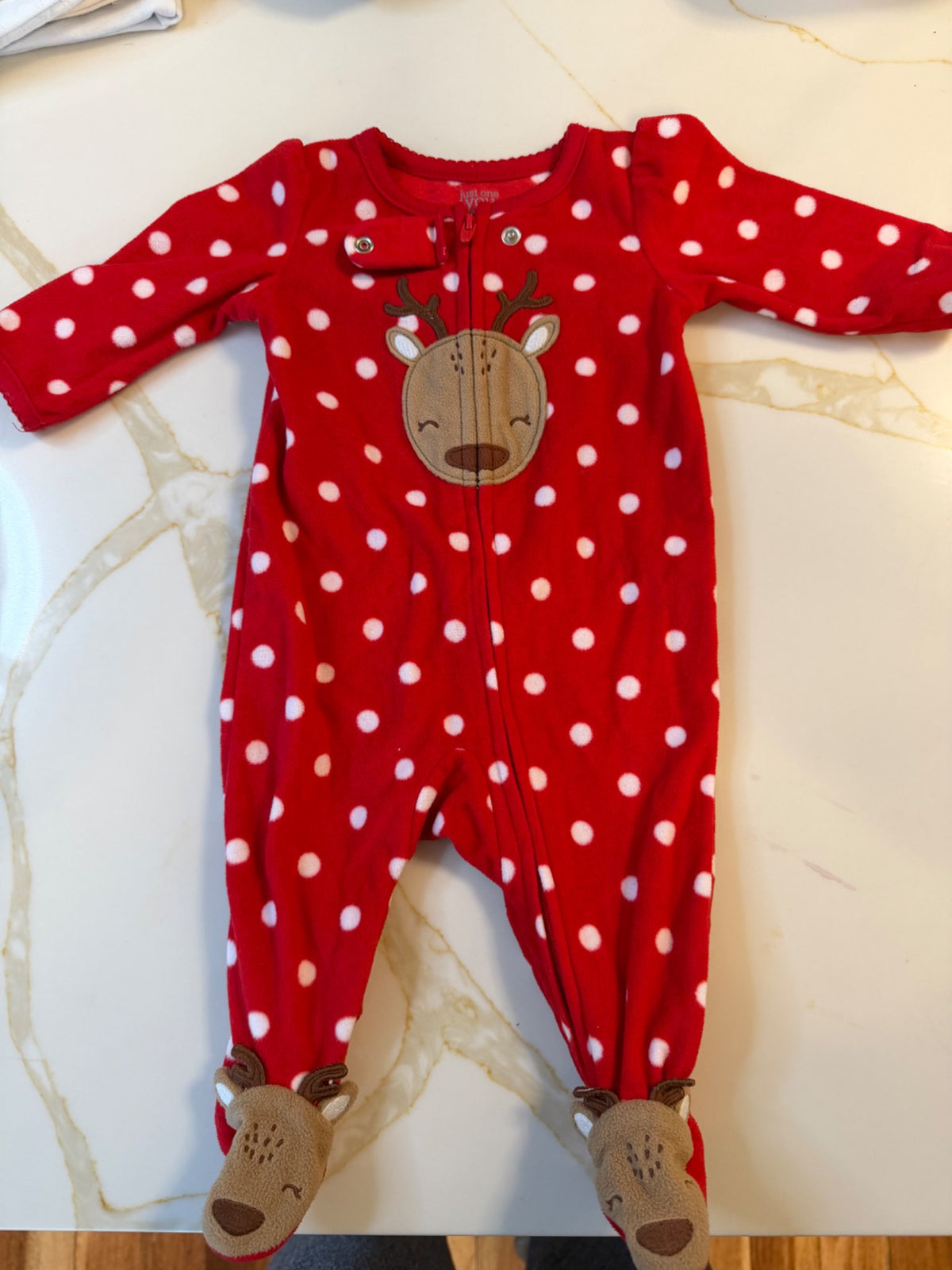 Reindeer Carters 3month sleeper , Kids 3 Month (0-3M)