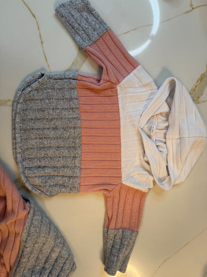Pink, white and grey outfit 6-9month, Kids 9 Month (6-9M)