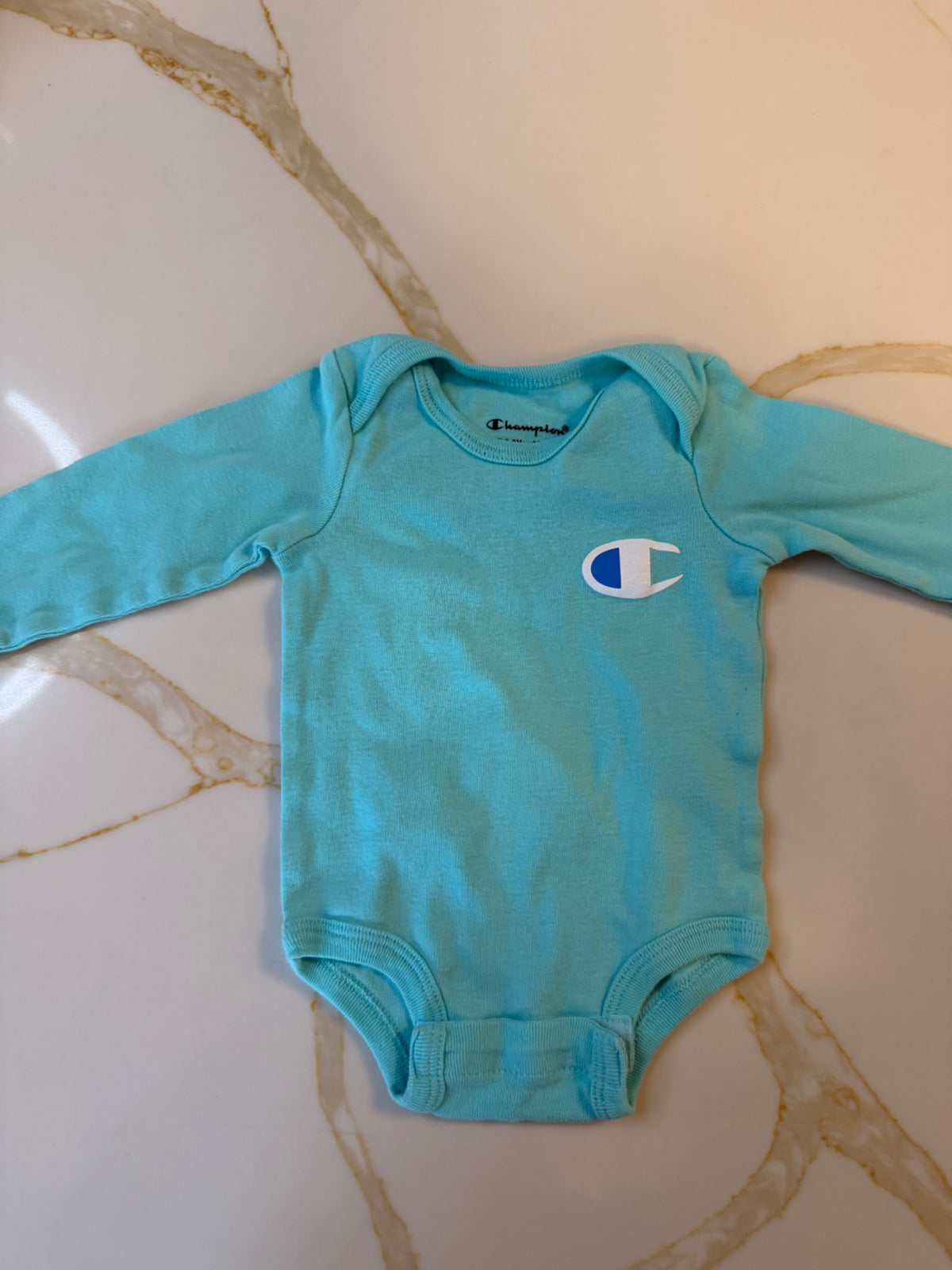 Champion blue top 0-6months, Kids 3 Month (0-3M)