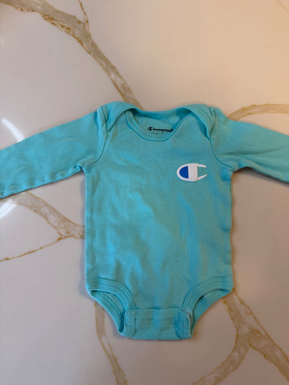 Champion blue top 0-6months, Kids 3 Month (0-3M)