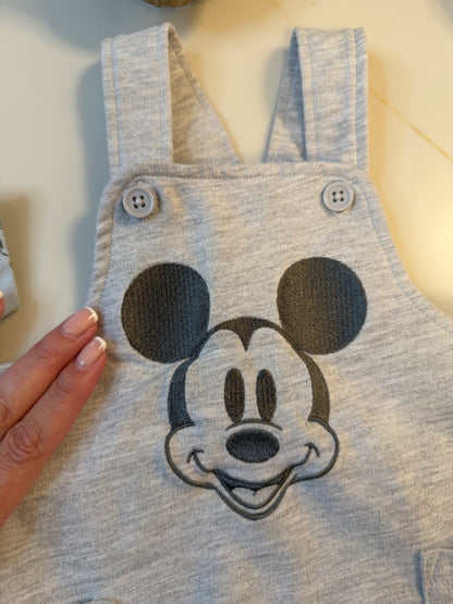 Mickey overalls 9-12month