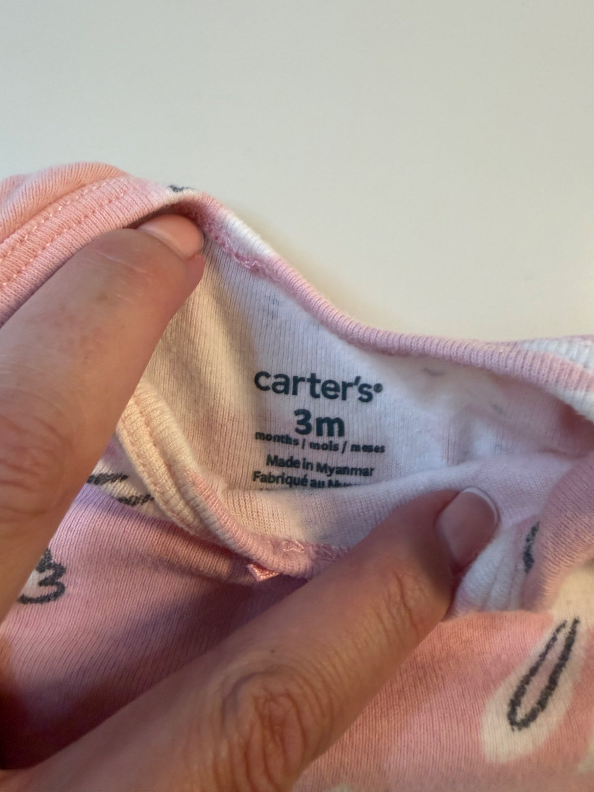 Easter pink top 3month , Kids 3 Month (0-3M)