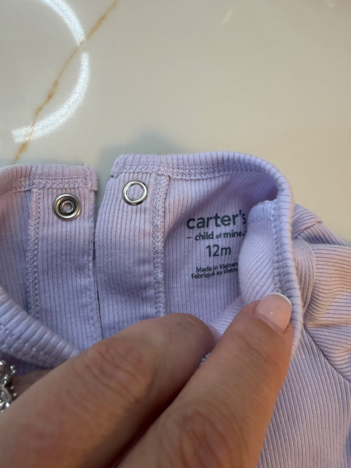 Purple dress 12month outfit - carters , Kids 12 Month (9-12M)