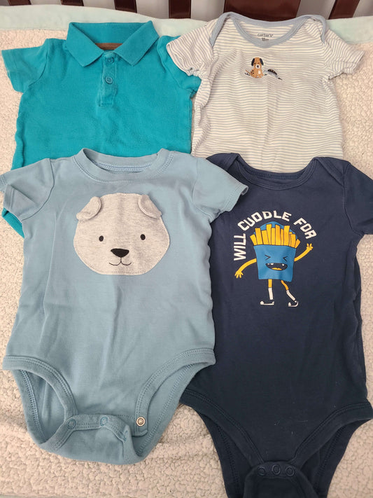 18 month onsies 4 pcs, Kids 18 Month (12-18M)
