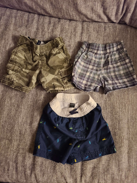 18 month shorts 3 pcs, Kids 18 Month (12-18M)