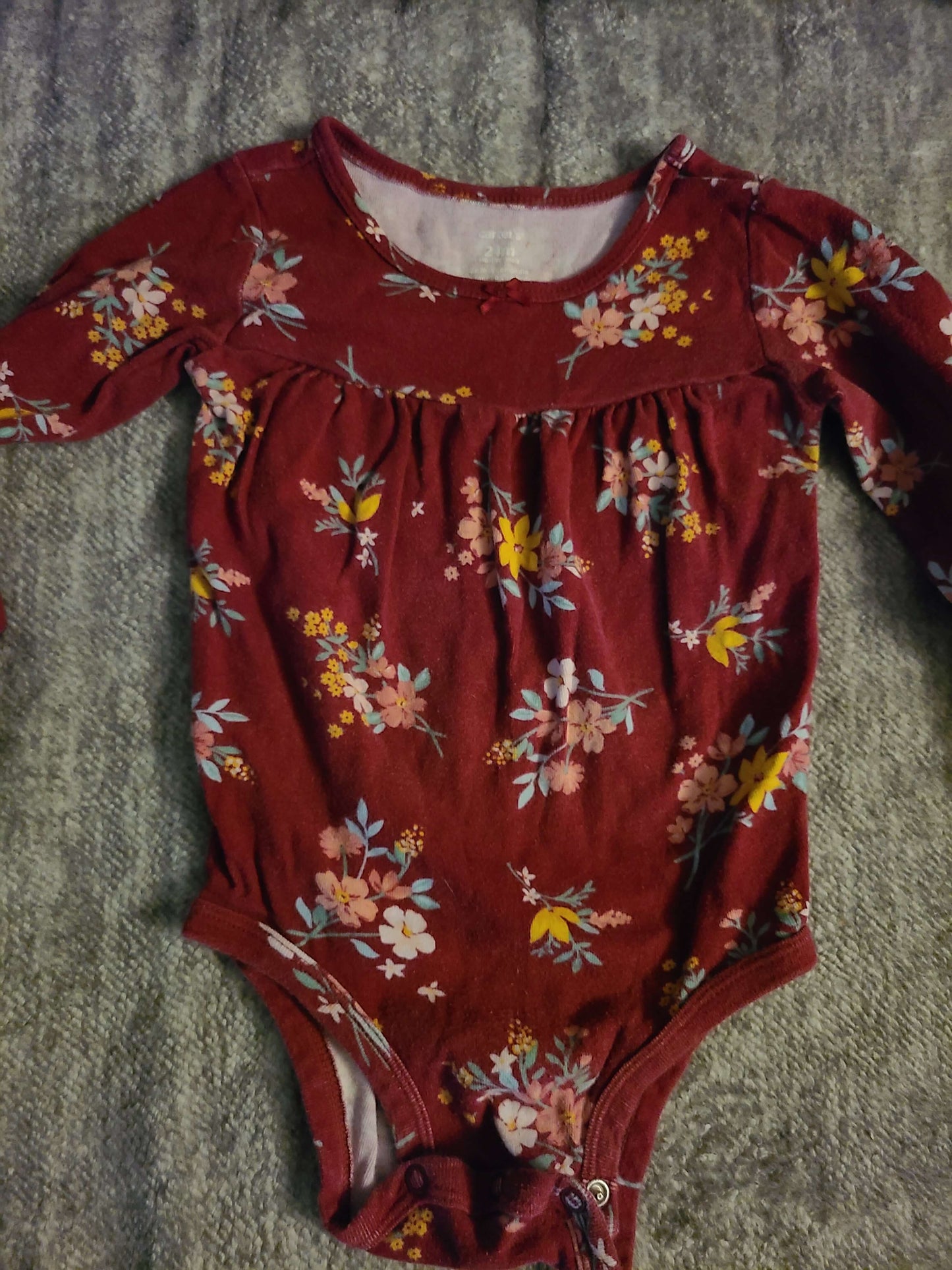 Carters 24 month long sleeve onsies 3 pcs, Kids 24 Month (18-24M)