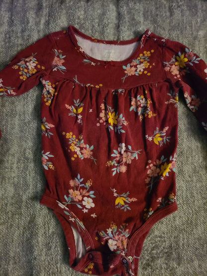 Carters 24 month long sleeve onsies 3 pcs, Kids 24 Month (18-24M)