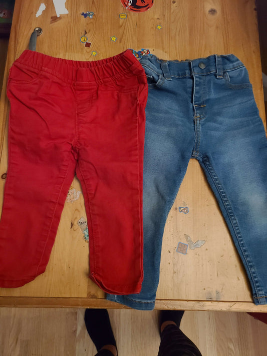 18 to 24 month pants 2 pcs, Kids 24 Month (18-24M)