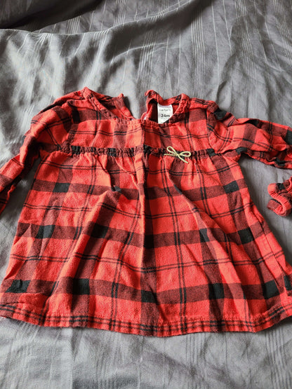 Carters 24 month long sleeve shirts 3 pcs, Kids 24 Month (18-24M)