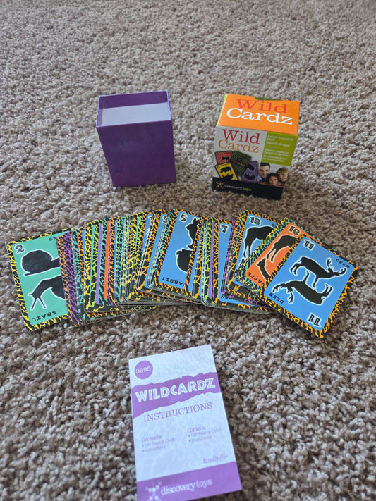 Wild Cardz game, ages 5+