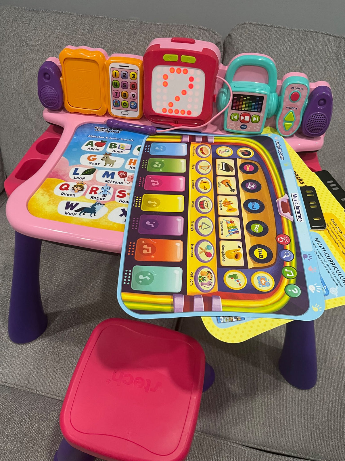 Explore and write activity desk