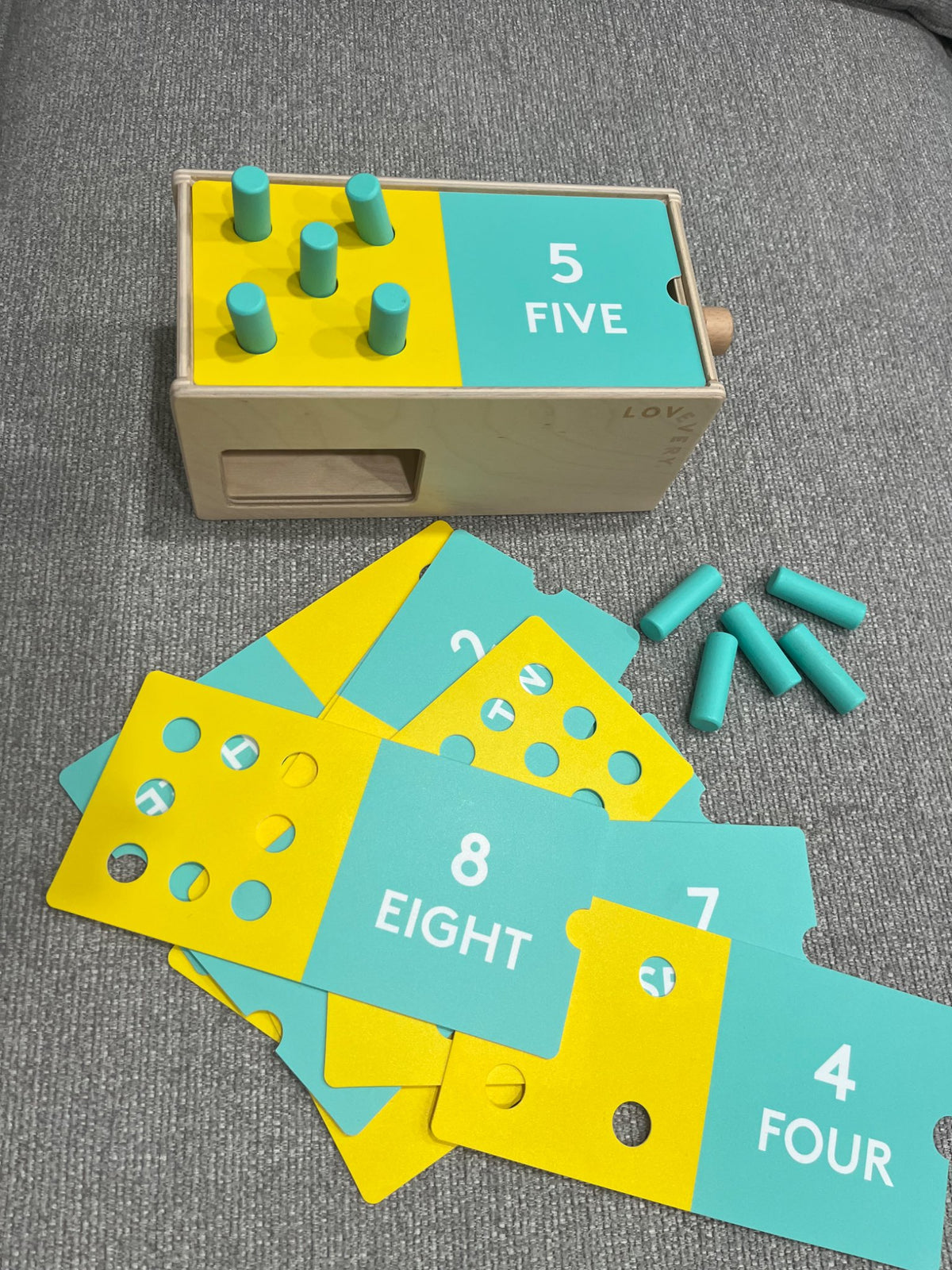Lovevery Wooden Counting Box