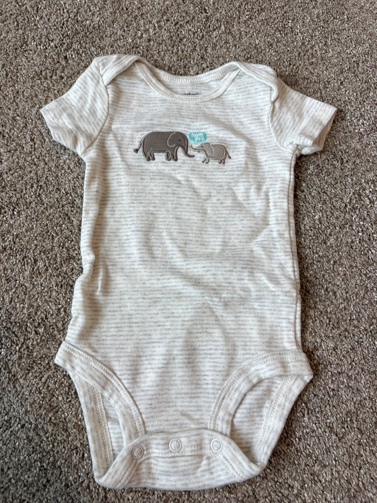 Elephant bodysuit , Kids 3 Month (0-3M)