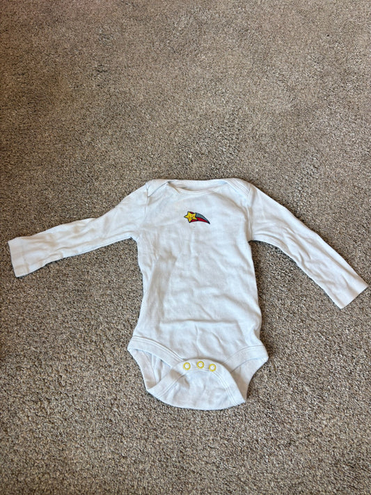 Star long sleeve bodysuit , Kids 6 Month (3-6M)