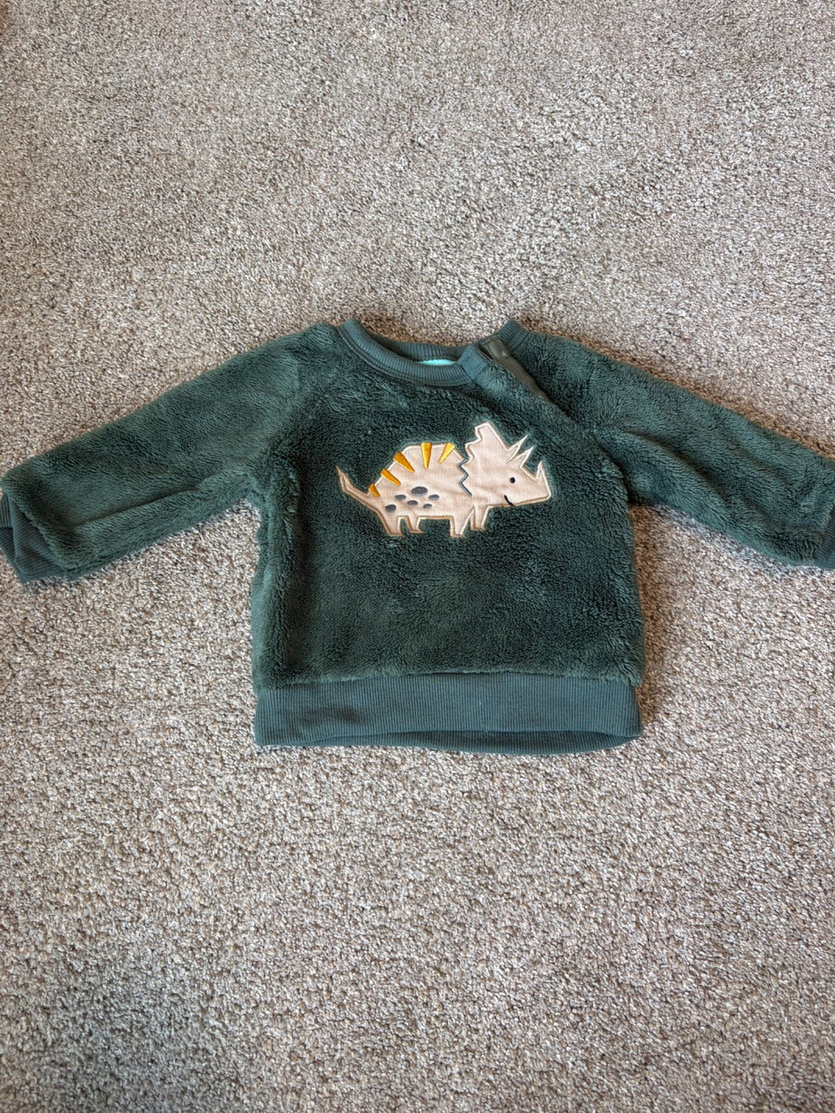 Soft fleece dinosaur sweater , Kids 6 Month (3-6M)