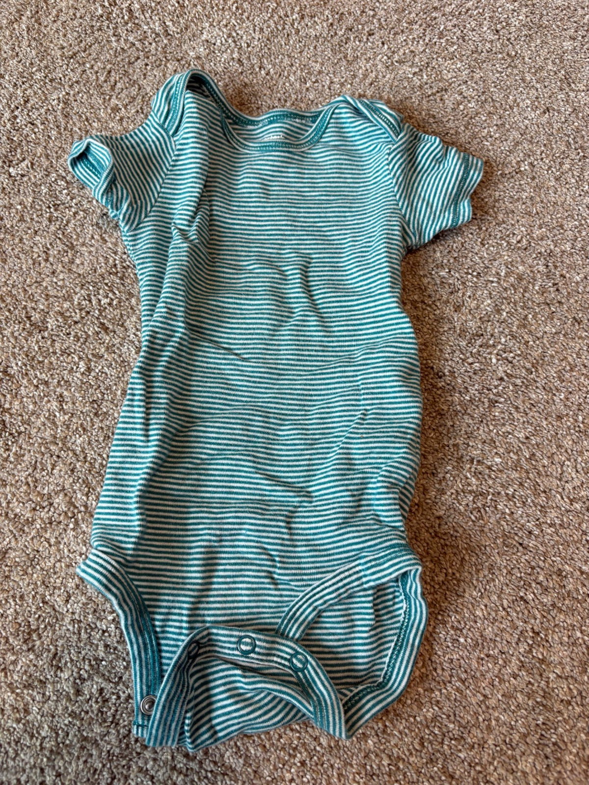 Striped Carter short sleeve bodysuits , Kids 9 Month (6-9M)