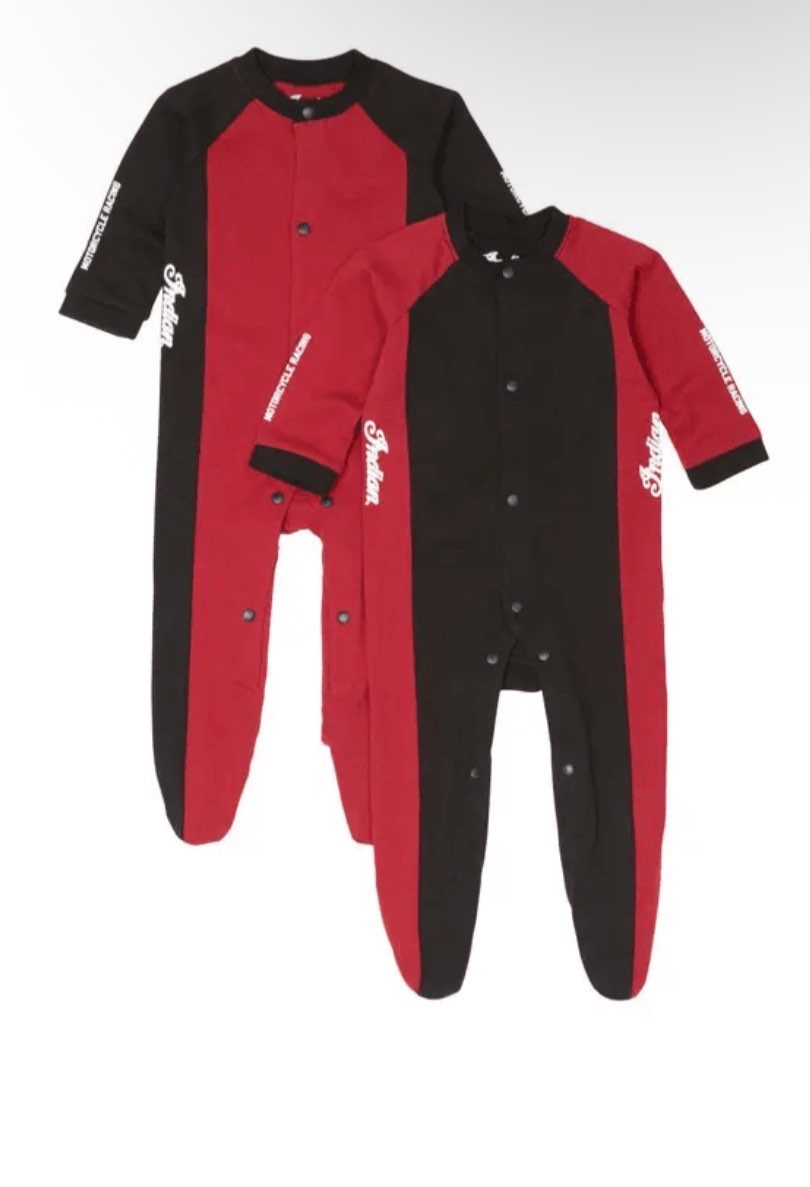 Indian Motorcycle Onesie, Kids 12 Month (9-12M)