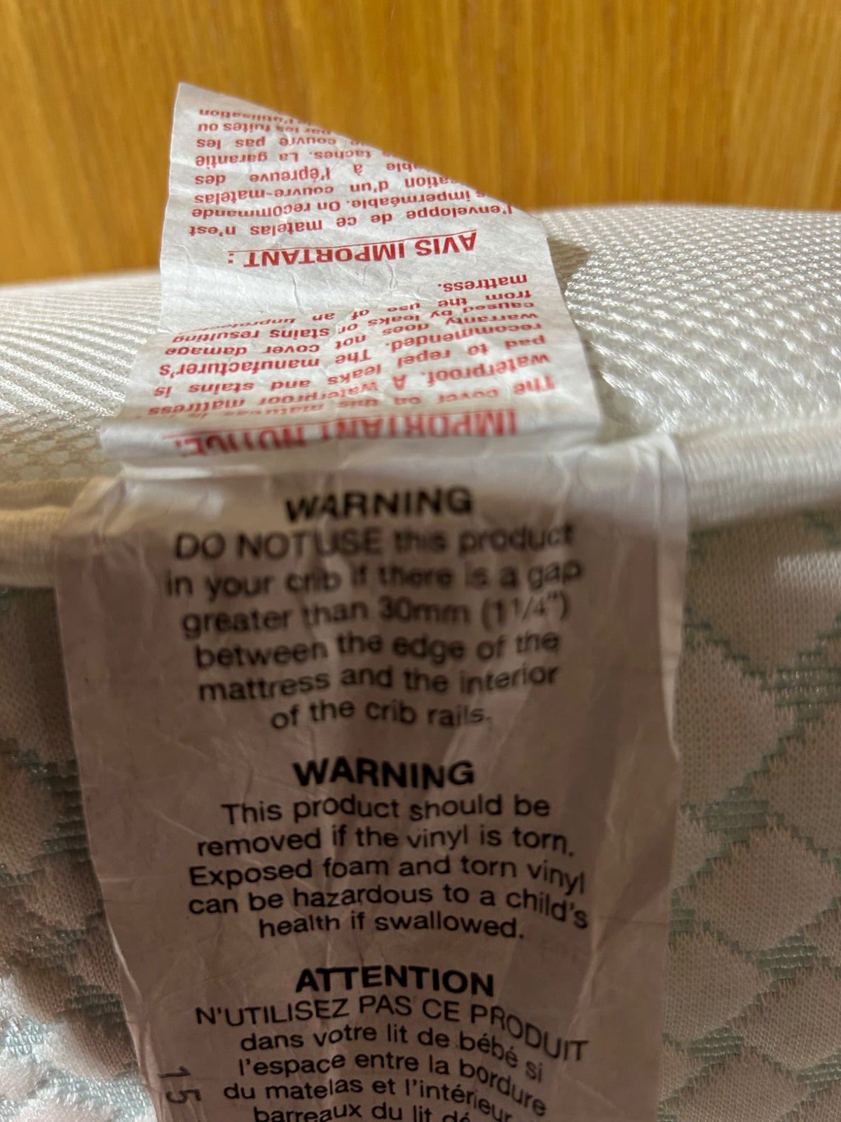 Crib mattress