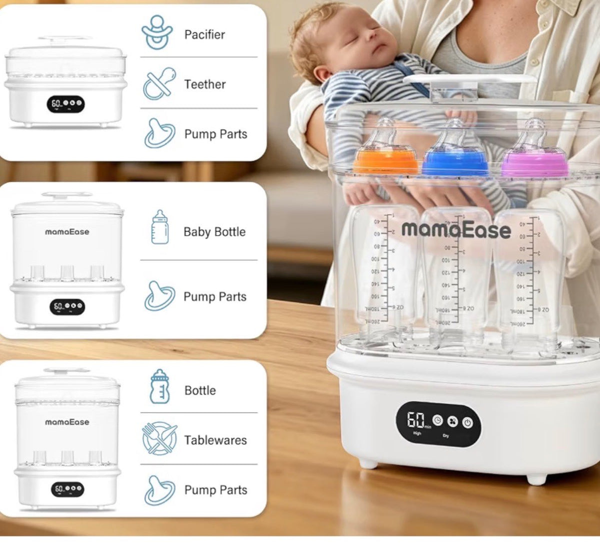 4 in 1 Fast Electric Bottle Sterilizer