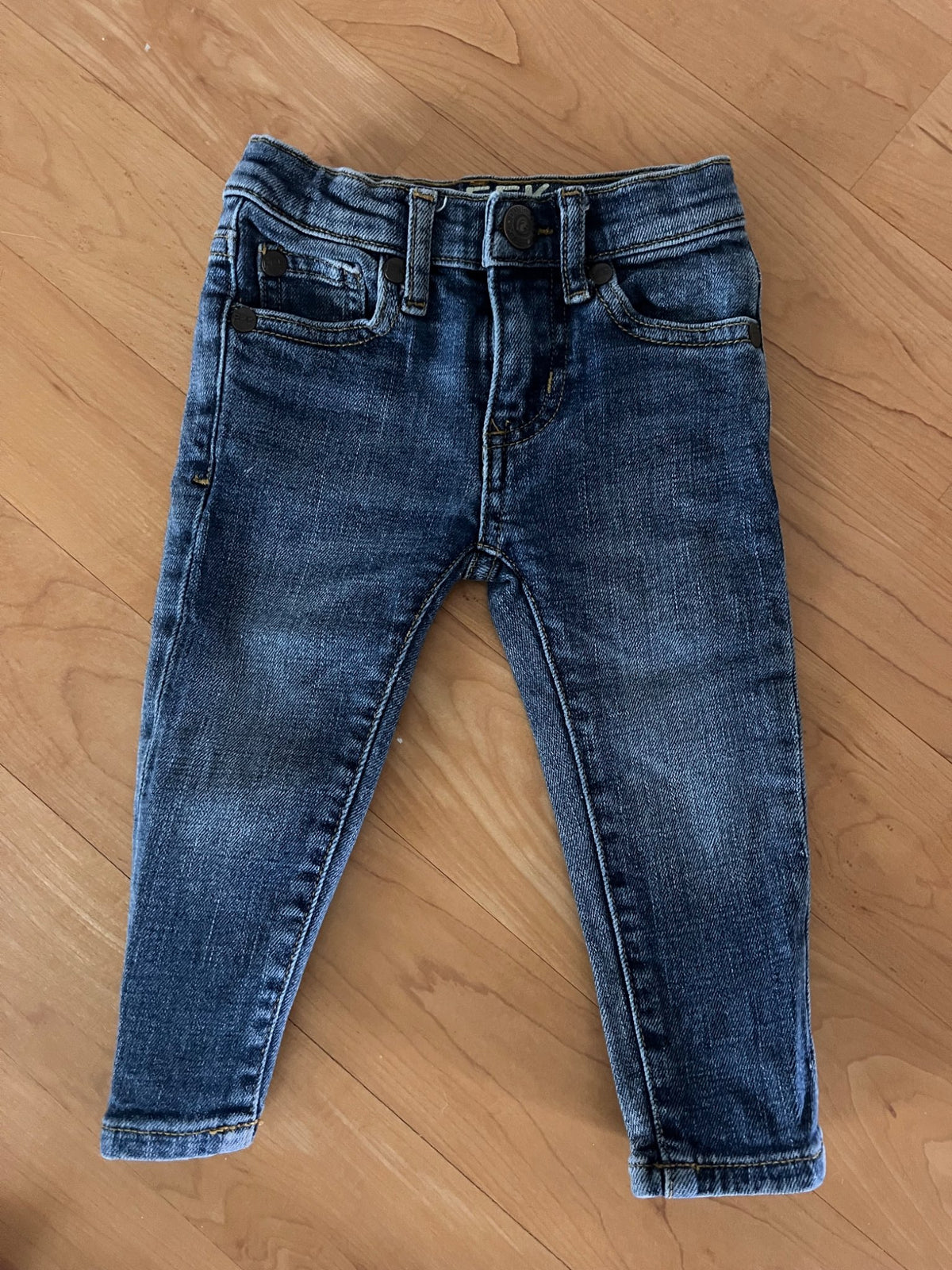 Peek Dungarees - Medium Blue 6-12 , Kids 9 Month (6-9M)