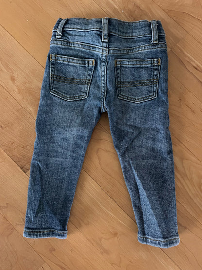 Peek Dungarees - Medium Blue 6-12 , Kids 9 Month (6-9M)