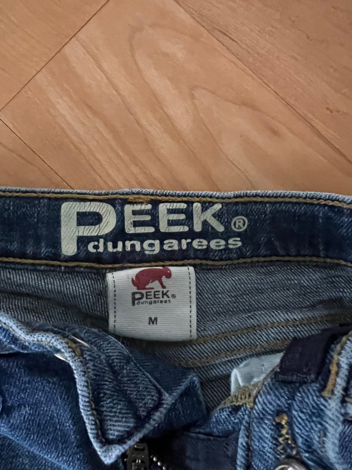 Peek Dungarees - Medium Blue 6-12 , Kids 9 Month (6-9M)