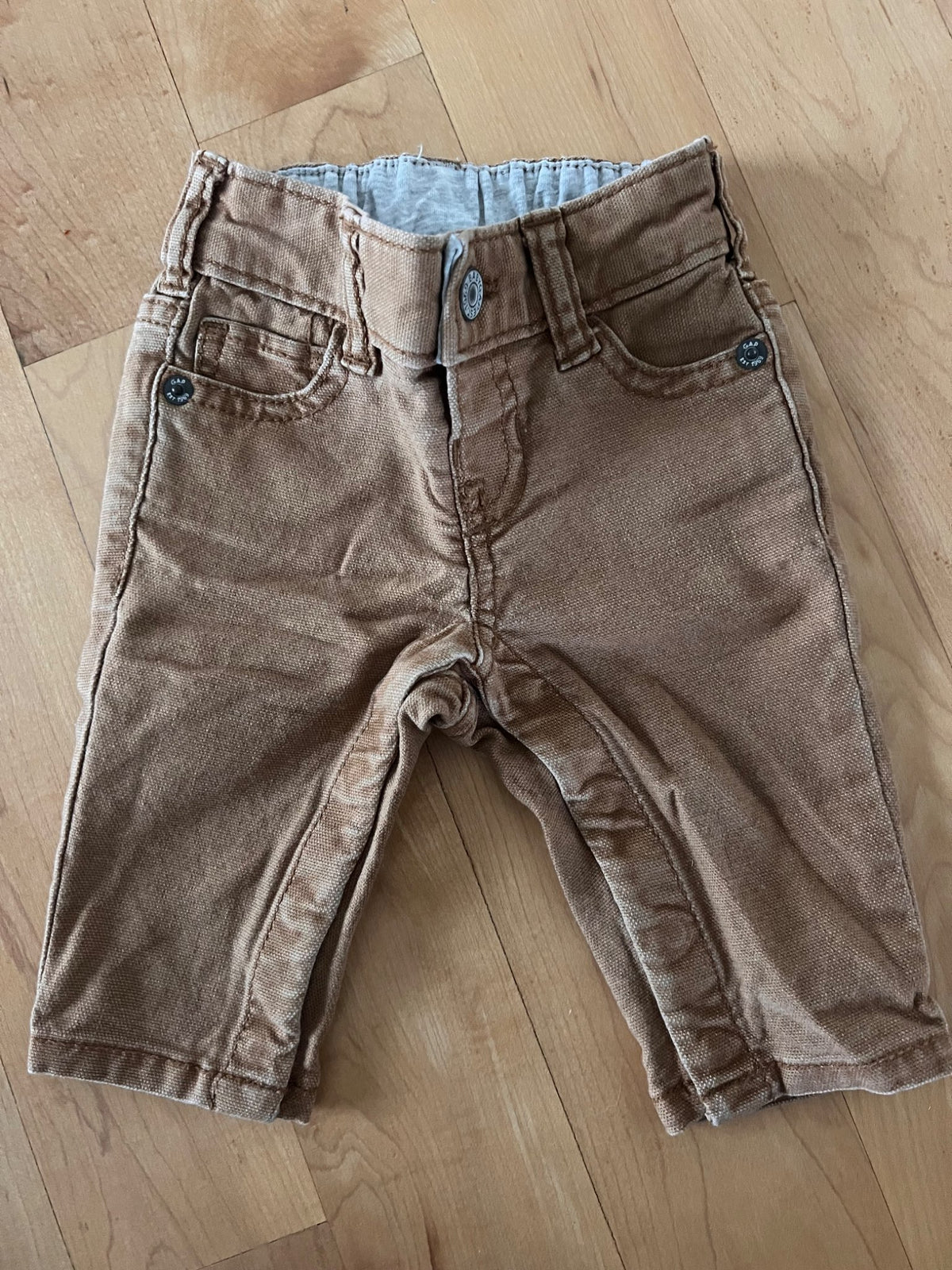 Baby Gap Rust Brown Jeans 0-3 Months, Kids 3 Month (0-3M)