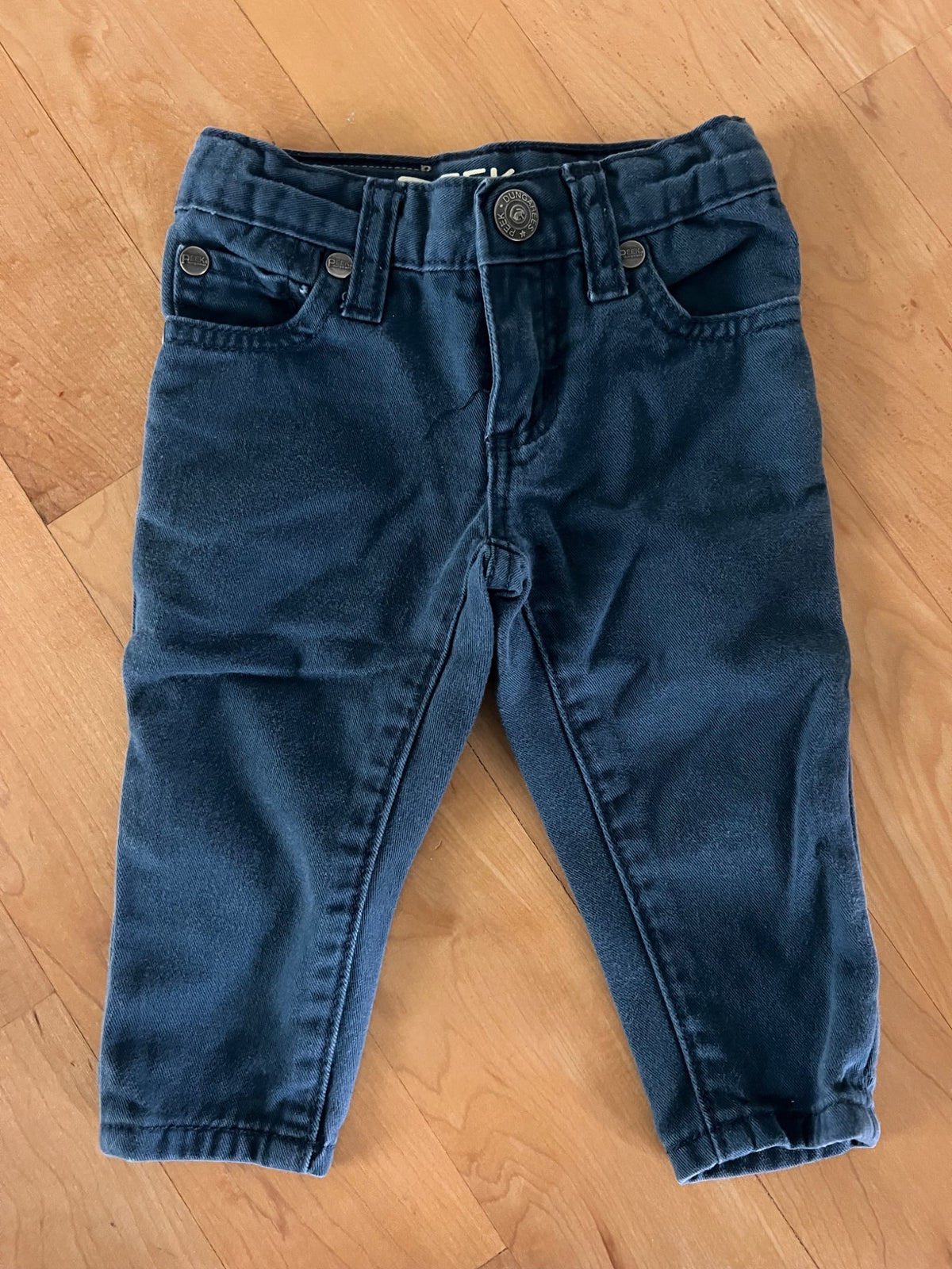 Peek Dungarees Blue Baby Jeans 3-6 months , Kids 6 Month (3-6M)