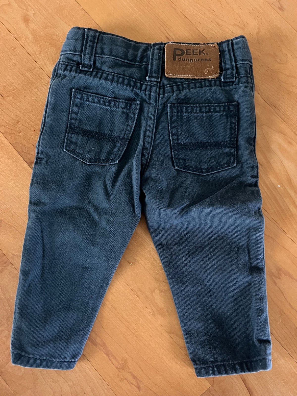 Peek Dungarees Blue Baby Jeans 3-6 months , Kids 6 Month (3-6M)
