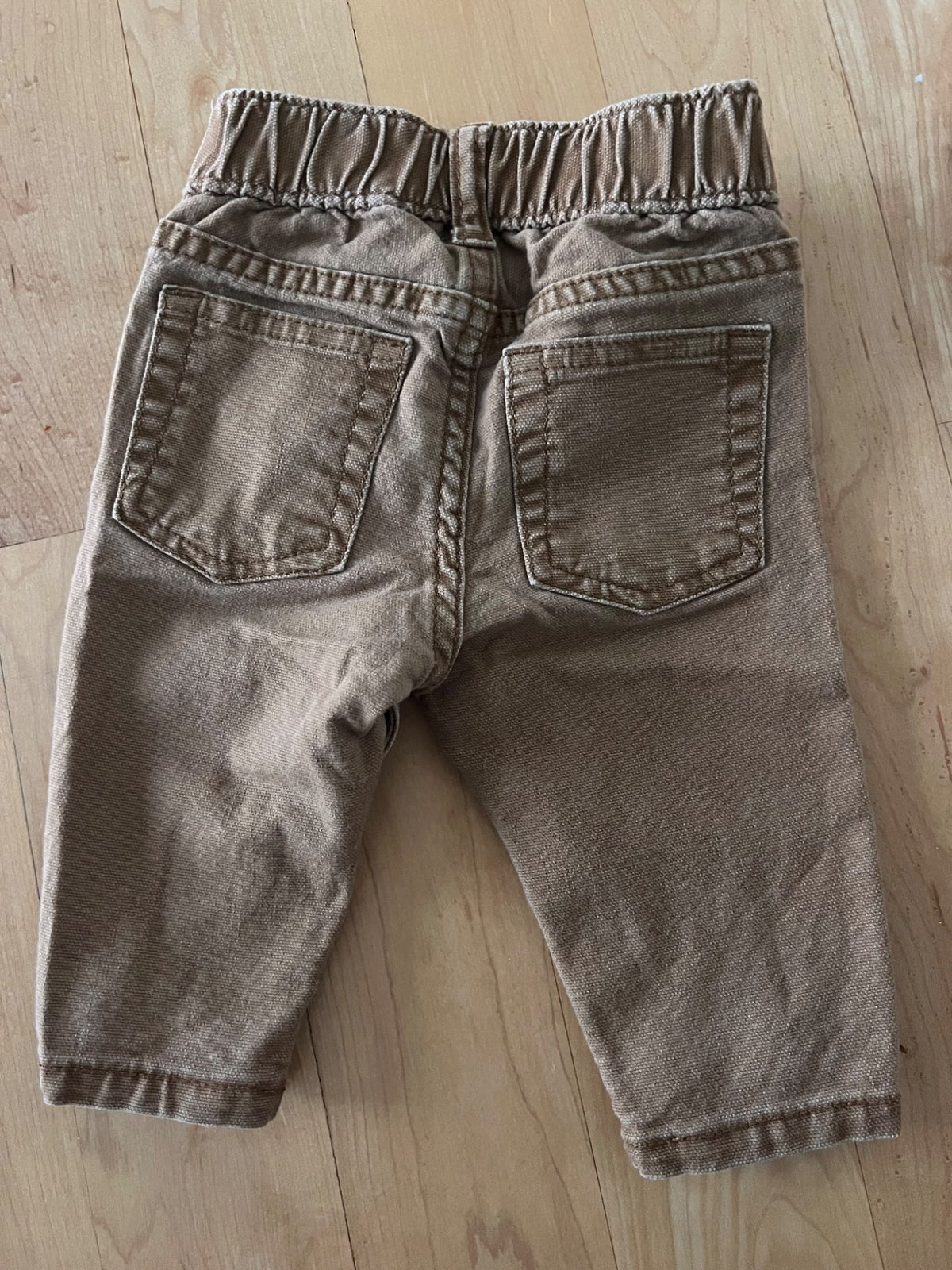 Baby Gap Rust Brown Denim Pants 3-6 Months, Kids 6 Month (3-6M)