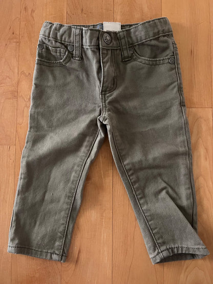 Peek Kids Olive Green Pants, Kids 12 Month (9-12M)