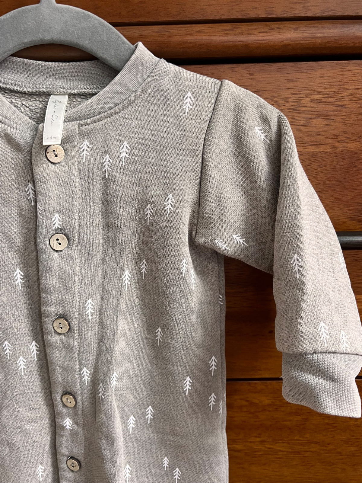 Rylee + Cru Tree Print Jumpsuit 3-6m, Kids 6 Month (3-6M)